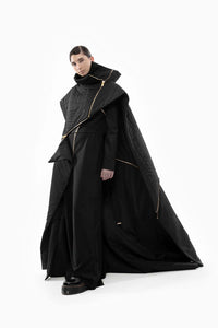 VOID MANTLE CAPE COAT