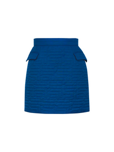QUILTED SEAQUAL MINI SKIRT