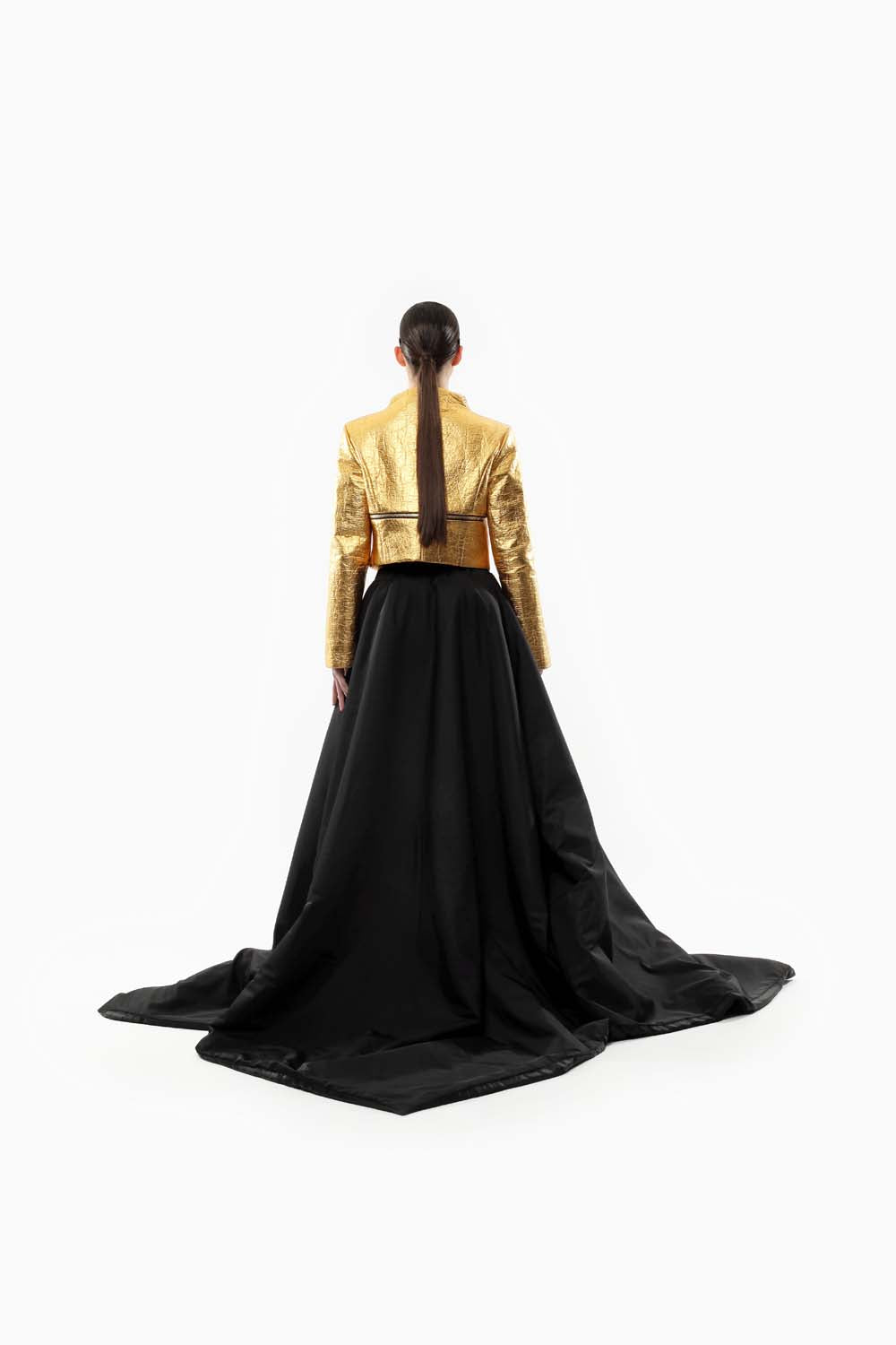 GRAVITY DRAPE SKIRT