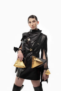 GOLD PYRAMID MINI CORE POUCH