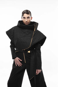 VOID MANTLE CAPE COAT