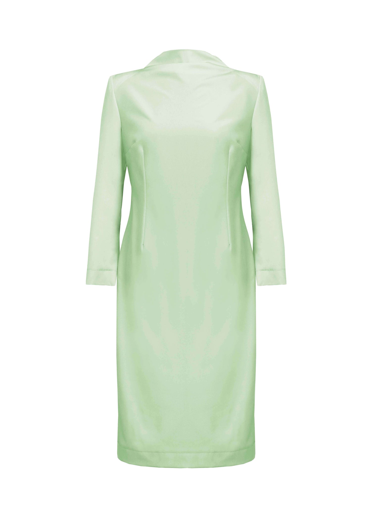 MATCHA PRINTED TURTLE NECK DRESS EVELINFINK MATCHA PRINTED TURTLE NECK DRESS EVELINFINK