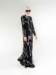 MONOCHROME LONG DRESS