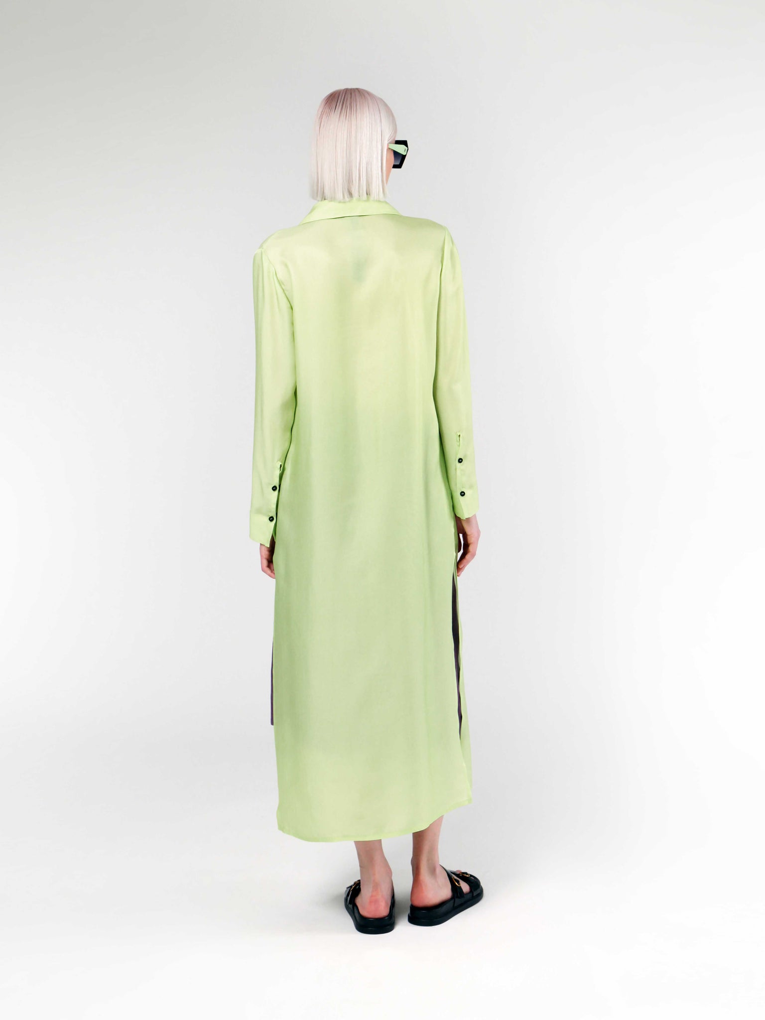 MATCHA LONG SHIRT DRESS