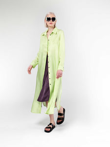 MATCHA LONG SHIRT DRESS