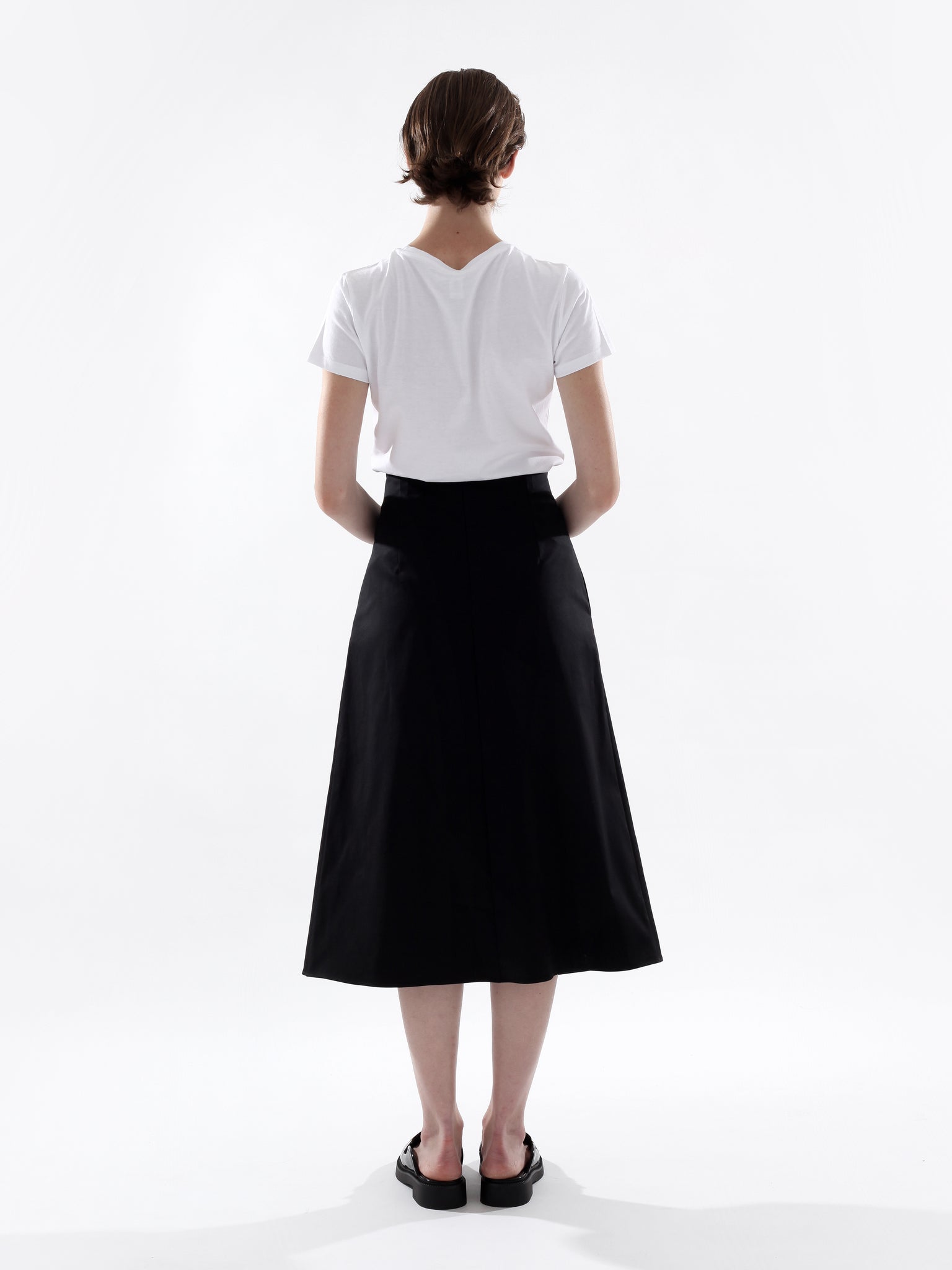 SHADOW PLEAT SKIRT