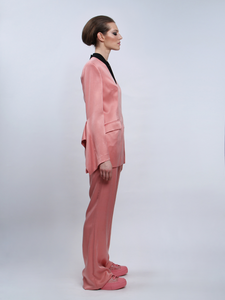 VEGAN TWILL BLAZER